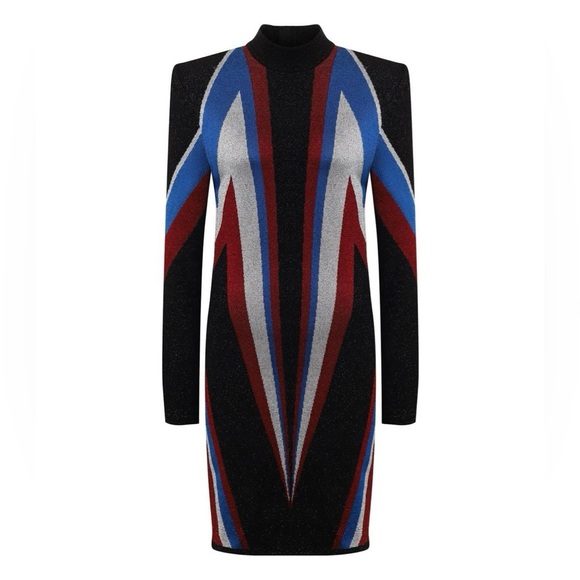 Balmain Paris Flash-Knit Cocktail Dress 👩🏼‍🎤👨‍🎤🎉🥂🍾🎊 - Picture 6 of 10